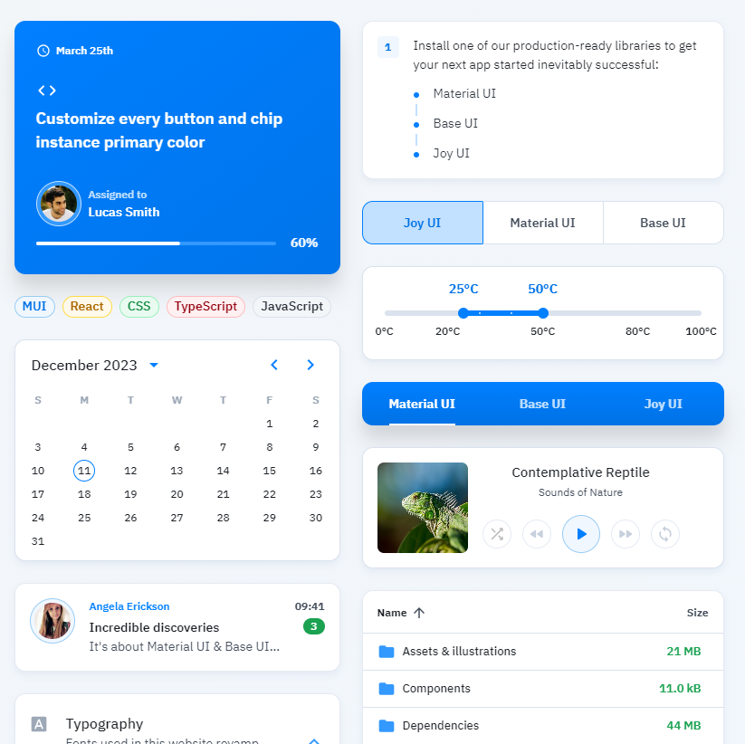Компоненты MUI